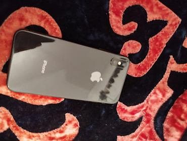 apple 6: IPhone X, Б/у, 64 ГБ, Черный, 77 % — 1