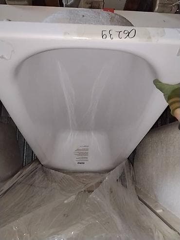 акриловая краска для ванны: Акриловая ванна прямоугольная - Материал: акрил с глянцевым белым — 1