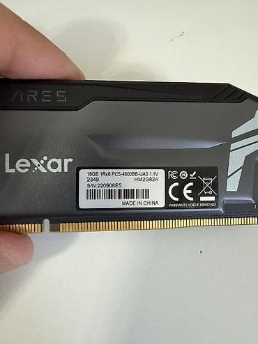 Стол компьютерлери жана комлектөөчүлөр: Оперативная память lexar DDR 5 16 GB DIMM 1 планкой Состояние — 5