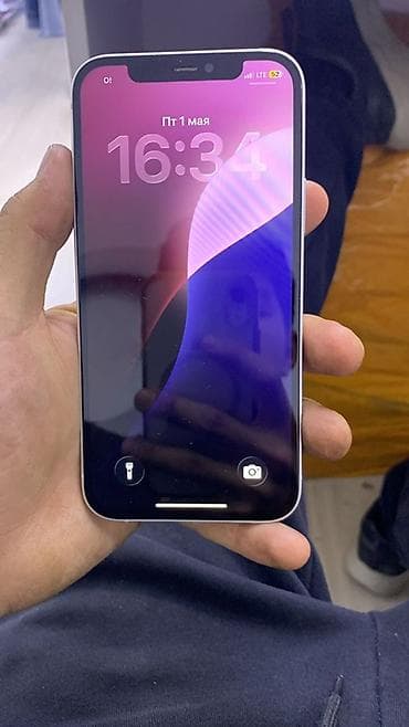ipnone 12: IPhone 12, Б/у, 128 ГБ, Белый, Зарядное устройство, Чехол, Кабель, 77 % — 2