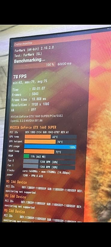 e3 1230: Видеокарта для ПК, Б/у, Asus, GeForce GTX, 6 ГБ — 4