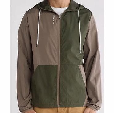 Volcom. Куртка Karlin Colorblock Zip. Блочная расцветка отличает эту