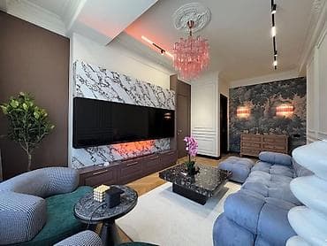 75: 2 комнаты, 75 м², Асанбай мкр Элитка, 2 этаж, Дизайнерский ремонт — 10