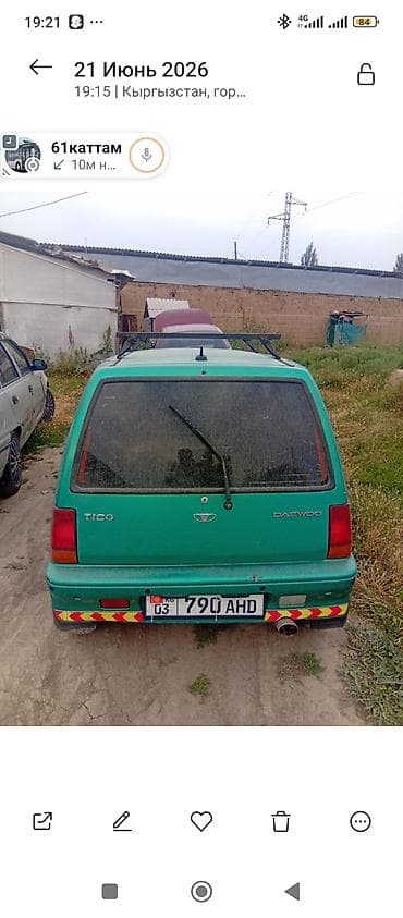 Продажа авто: Daewoo Tico: 1997 г., Автомат, Бензин, Хэтчбэк — 4