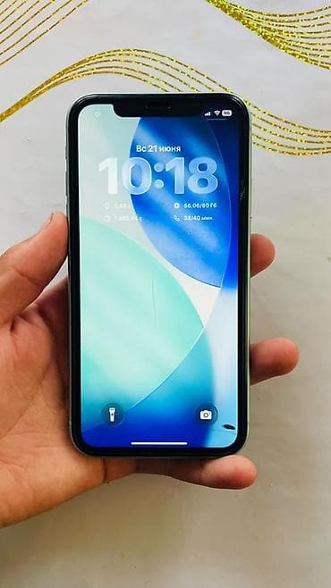 IPhone 11, 128 ГБ, Жашыл, 77 % — 6