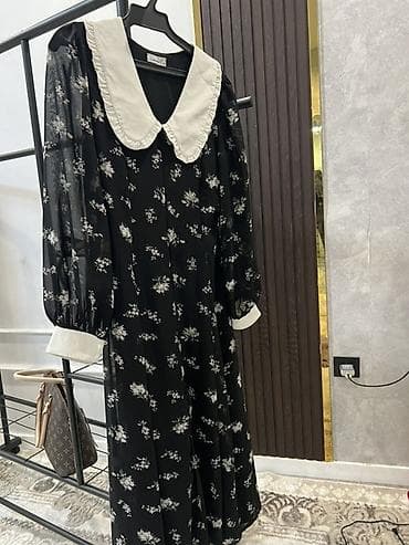 свадебный платя: Повседневное платье, Длинная модель, Полиэстер, XS — 1