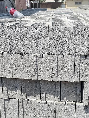 Пескоблок (все виды) - Пустотелые строительные блоки из at lalafo.kg Пескоблок (все виды) - Пустотелые строительные блоки из