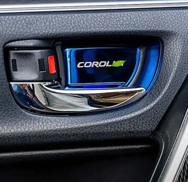 декоротивная: Декоративная накладка на внутреннюю ручку для toyota camry 6 corolla — 2