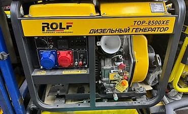 dj controller: Дизельный генератор ROLF TOP-8500XE - Тип: дизельный, воздушное — 1