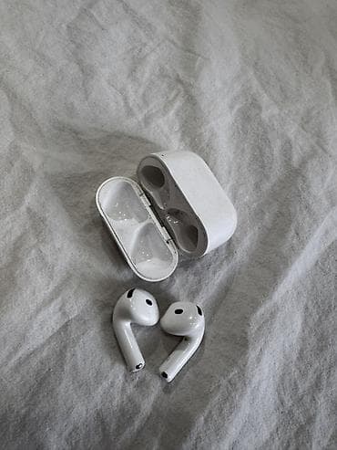 bluetooth speaker: Беспроводные наушники-вкладыши, Apple, AirPods 4, Б/у — 7