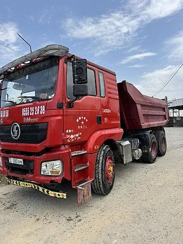 мишалка бетонный: Самосвал Shaanxi (Shacman) красный. Основные характеристики по фото — 2