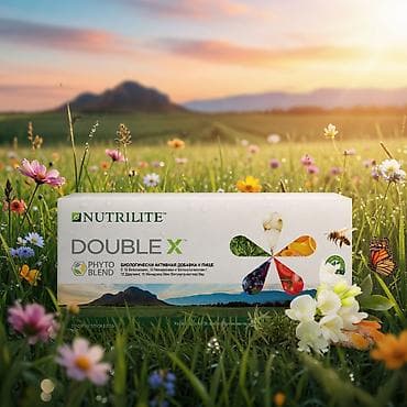 Витамины и БАДы: Блокатор вирусов, Для ЖКТ, Для детоксикации, Amway Nutrilite/Эмвей, Double X, Для взрослых, Для детей, Для беременных, США, Таблетки, Новый — 1