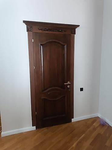 тактай лес бу: Двери для домов и квартир, Деревянная, Одностворчатая, Арочная, цвет - Коричневый — 4