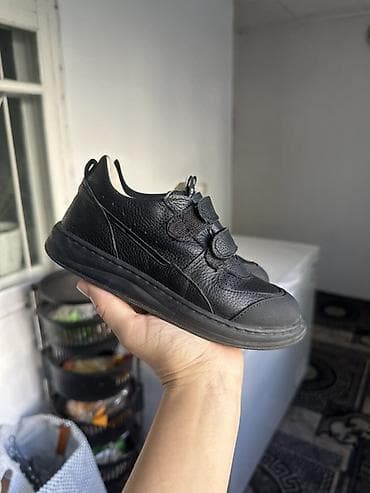обувь рабочий: Детские черные туфли/кроссовки для школы - Модель: Babotou Kids Shoes — 3