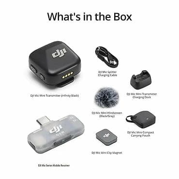 DJI Mic Mini (Mobile Version 1 TX + 1 RX) — компактная беспроводная — 2
