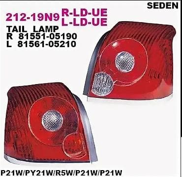 Задние фонари (Tail Lamp) для седана. - Модель: 212-19N9 R-LD-UE / — 1