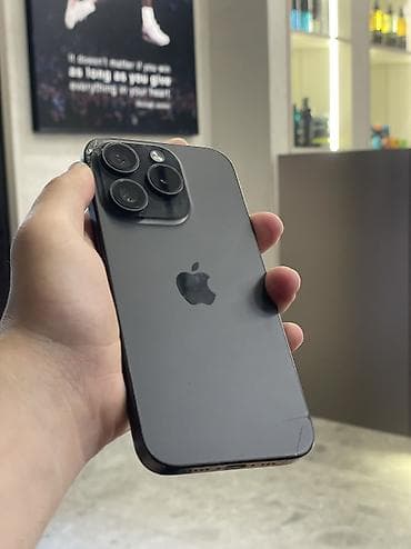 IPhone 15 Pro, Б/у, 512 ГБ, Black Titanium, Чехол, Кабель, 83 %