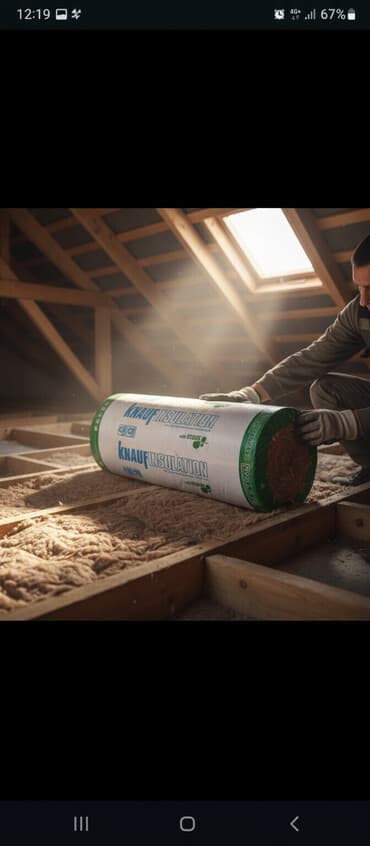 Рулон теплоизоляции Knauf Insulation, предназначенный для утепления