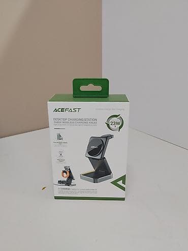 ACEFAST AirCharge E2S — настольная беспроводная зарядная станция 3‑в‑1 lalafo.kg да ACEFAST AirCharge E2S — настольная беспроводная зарядная станция 3‑в‑1