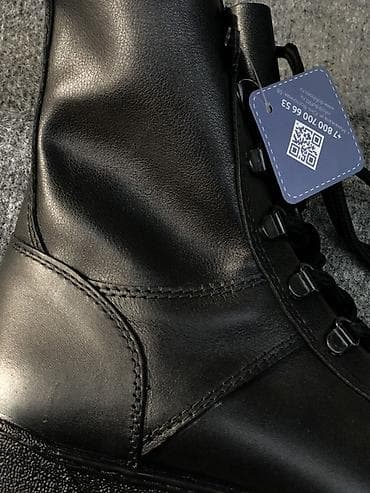 ботинки натуральная кожа: Берцы/ботинки черные - Материал верха: натуральная кожа. - Подкладка — 5