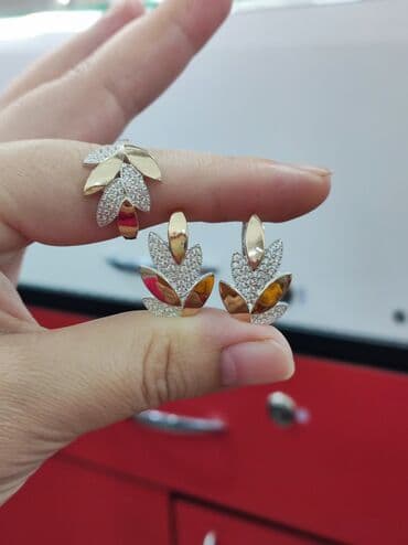 свадебные наборы ручной: Серебро с напылением золото Размеры имеются Есть доставка по — 1