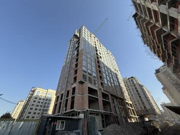 двухкомнатная квартира в бишкеке в аренду: 1 комната, 53 м², Элитка, 4 этаж, ПСО (под самоотделку) — 17