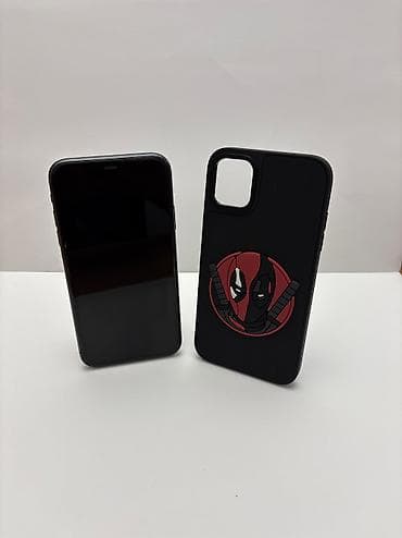 бу телефон айфон 11: IPhone 11, Б/у, 64 ГБ, Черный, Чехол, 95 % — 1