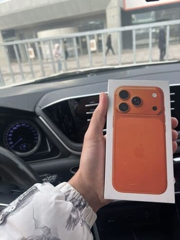 iphone adapter: IPhone 17 Pro, Новый, 256 ГБ, Оранжевый, Коробка, 100 % — 1