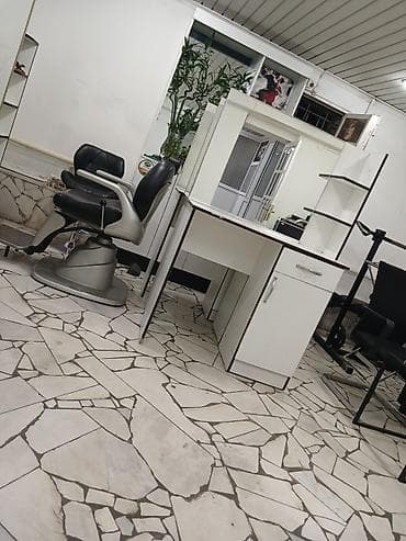 столы для парикмахерской: Туалетный столик, С зеркалом, цвет - Белый, ЛДСП — 6