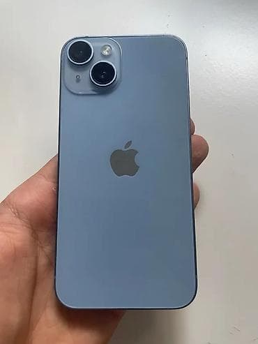 iphone хг: IPhone 14, Б/у, 128 ГБ, Голубой, Чехол, 81 % — 1