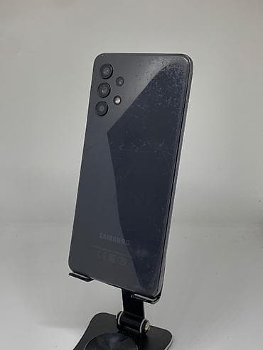 deco e4: Samsung Galaxy A32, Б/у, 128 ГБ, цвет - Черный, 2 SIM — 2