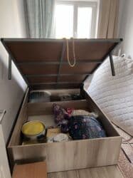 купить кровать с матрасом полуторка: Продается кровать(полуторка)лдсп 120х195 с ортопед.матрасом турецким — 7