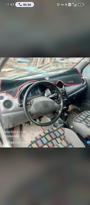 iveco dayli: Daewoo Matiz: 2010 г., 0.1 л, Механика, Бензин, Хэтчбэк — 5