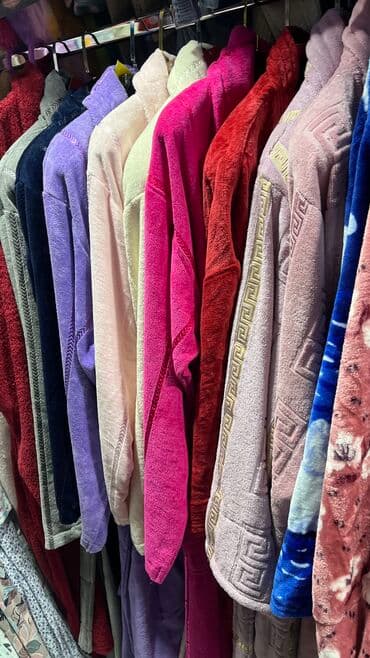 домашние халаты больших размеров: Халат, Махра, Турция — 11