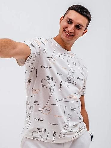 Жеке буюмдар: Футболки оптом - Мужская футболка JORKA (унисекс-стиль): базовый — 8