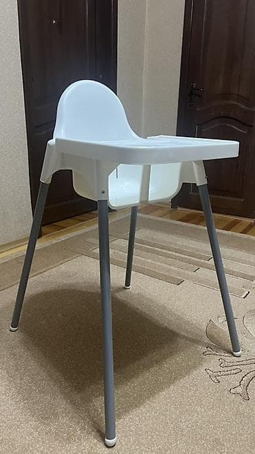 столики для кормления детей: Стульчик для кормления, Другой бренд, Пластик, Другой вид, цвет - Серый — 2