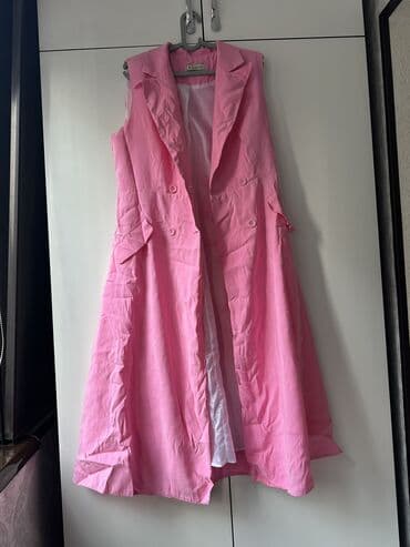 высокооплачиваемая работа для девушек бишкек: Повседневное платье, Турция, Лето, Длинная модель, На запах, L — 6