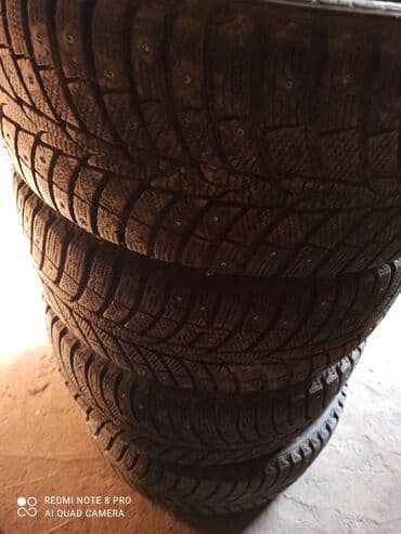 новые шины: Резина в отличном состоянии, остаток протектора 95%, без шишек — 5