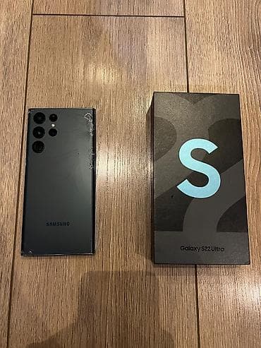 бэушный телефон samsung: Samsung Galaxy S22 Ultra, Б/у, 256 ГБ, цвет - Черный, 1 SIM — 2