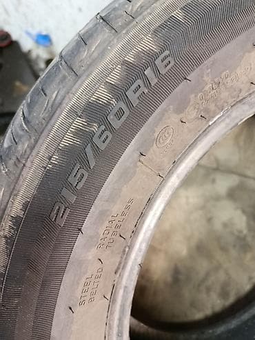 xedos 9: Шины 215 / 60 / R 16, Лето, Б/у, 1 шт, Легковые, Китай, WestLake — 2