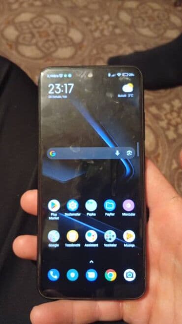 колонка на авто: Poco M5s, Б/у, 256 ГБ, цвет - Серый, 2 SIM — 2