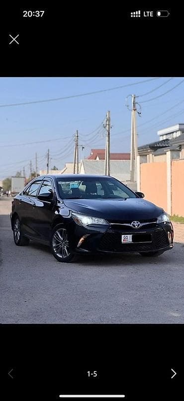 rav 4 2018: Toyota Camry: 2016 г., Автомат, Бензин, Седан — 1