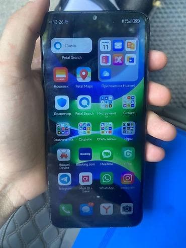 hometech alfa 110a: Huawei Nova Y70, Б/у, 128 ГБ, цвет - Синий, 2 SIM — 2