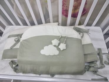 железная двухъярусная кровать: Люлька, Новый, Качалка, Дерево, цвет - Белый, Самовывоз — 5