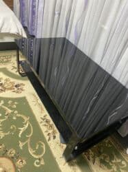 письменный стол бишкек цена: Офисный стол, Б/у, Нерегулируемый, цвет - Черный, Прямоугольный, Другой материал, Самовывоз — 1