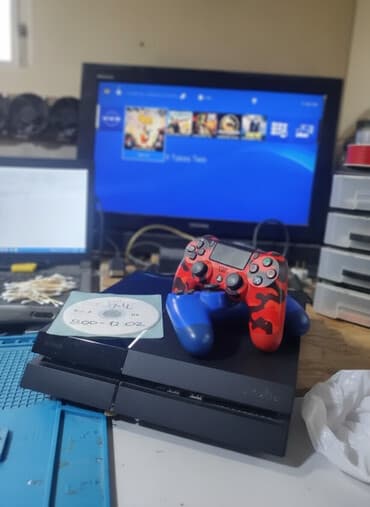 gaming laptops: Playstation 4 500gb прошитая 12.02 через диск в комплекте все — 1