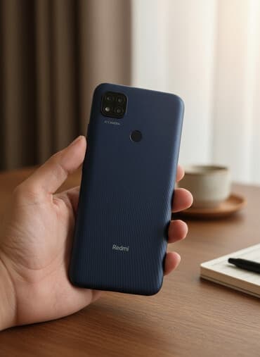 Redmi, Redmi 9C, 128 ГБ, цвет - Синий, 2 SIM