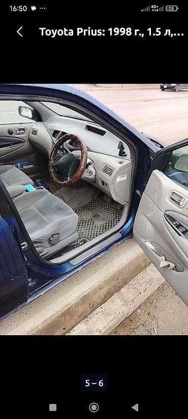 185 75 16с: Toyota Prius: 1998 г., 1.5 л, Автомат, Бензин, Седан — 1
