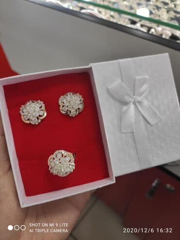 свадебные наборы ручной: Набор украшений, Проба 925, Женские, Новый — 1