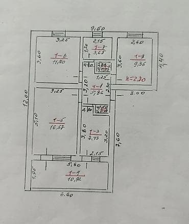 скупка морских контейнеров: 3 комнаты, 79 м², 105 серия, 4 этаж, Косметический ремонт — 1
